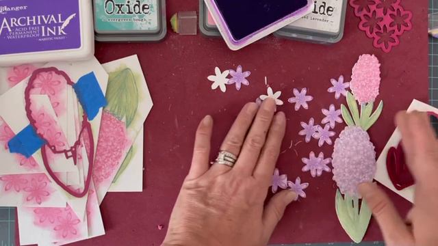 Tutoriel Fleurs : Les Jacynthes Heartfelt Creations Fragrant Hyacinth