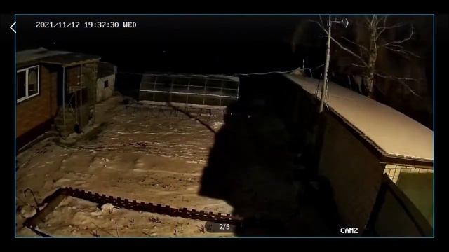 Падающий метеорит. Зафиксировано 18 мая 2022 г. уличной камерой видеонаблюдения. Высокая Гора. РТ