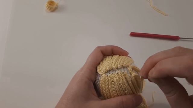 #Amigurumi Hair Tutorial - Волосы для #Амигуруми МК - שיער לבובה סרוגה הדרכת סריגה