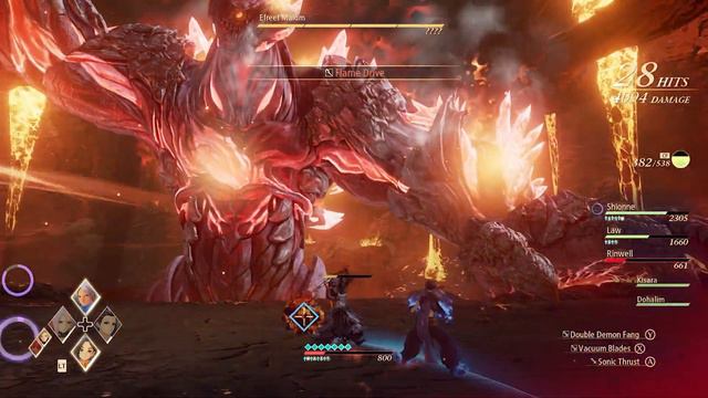 TALES OF ARISE BOSS#16 A Fire Avatar With More Garbage