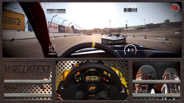 Wreckfest - Rocket @ Big Valley Speedway: Outer Oval Loop!