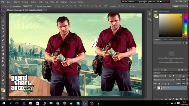 Adobe Photoshop CC Fotoğrafı Png Yapmak #1