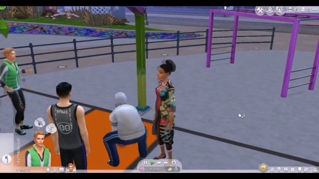 Николай Лукашенко в The Sims 4.