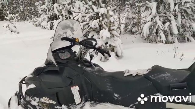 Снова нарезаем лыжню  На этот раз новым заводским резаком