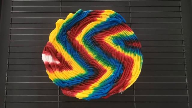 Tie-dye Pattern P220 : WigWag On A Spiral