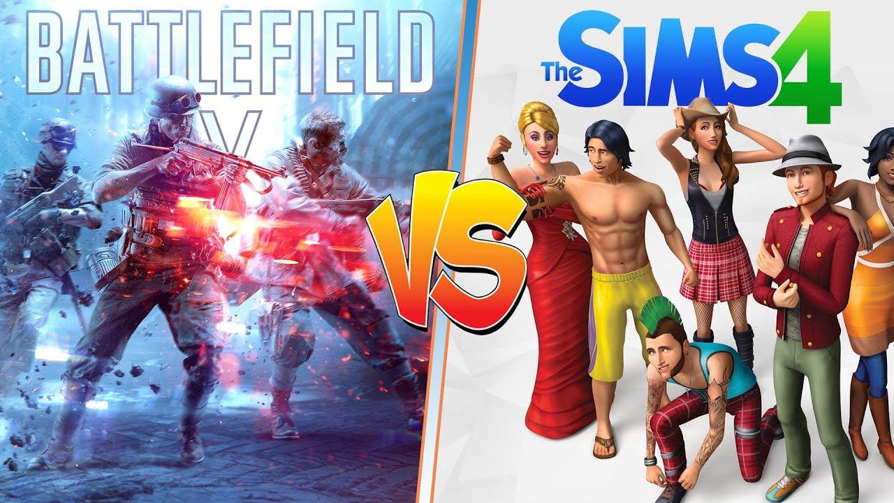 The Sims 4 vs Battlefield V - Что же лучше?
