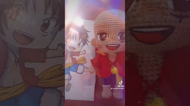 Luffy Chibi Amigurumi Casi Listo! ?