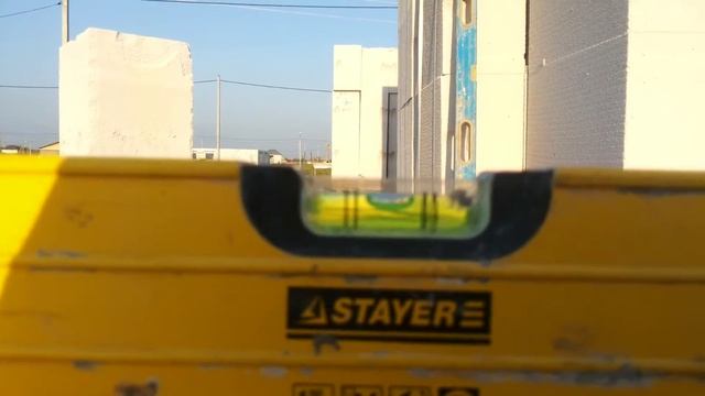 8.Выставление первого ряда блоков