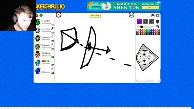 MR.SKELLINGTON RETURNS!!! - SKETCHFUL.IO