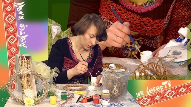 ВЕРБНЫЙ ВЕНОК. мастер класс. Вера Веселкова.