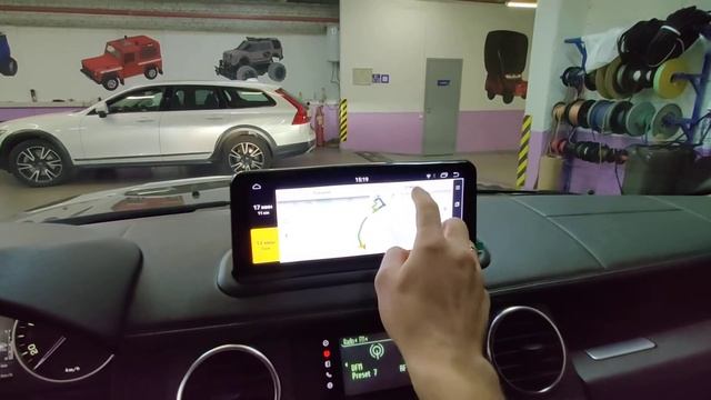 Дополнительный монитор 10.25 и камера заднего вида с омывателем на LAND ROVER DISCOVERY 3/4