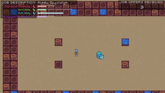 Unemployed AI - Gameplay - Indjam 2023