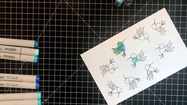 Partial Embossing--Pretty Pink Posh Hummingbird Thanks--GIVEAWAY