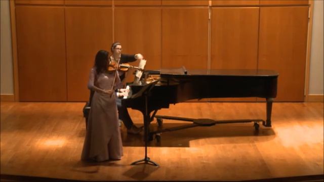 Fauré Violin Sonata In A Major, Op. 13 - Eunice C. China - Senior Reciatal