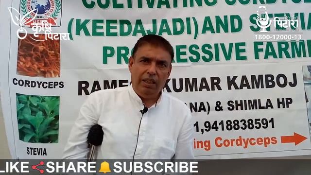 औषधीय पौधों की खेती | Stevia Farming | Cordyceps Farming | स्टीविया की खेती | कोर्डीसेप्स की खेती