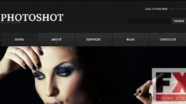 Preview Black Photographer Portfolio WordPress Theme By Butt