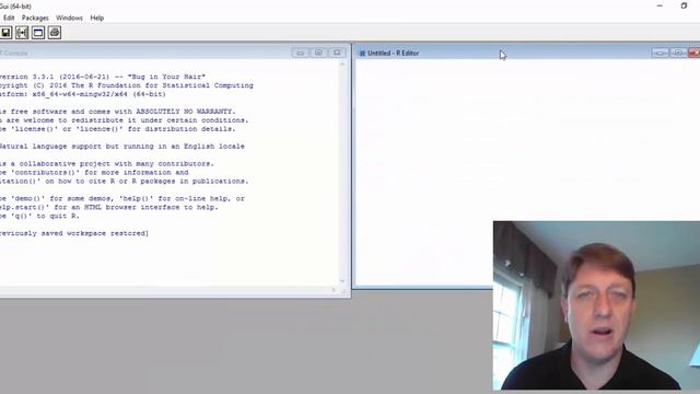 Working With The R Console And Script Windows