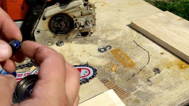 Смазка игольчатого подшипника и звёздочки шины