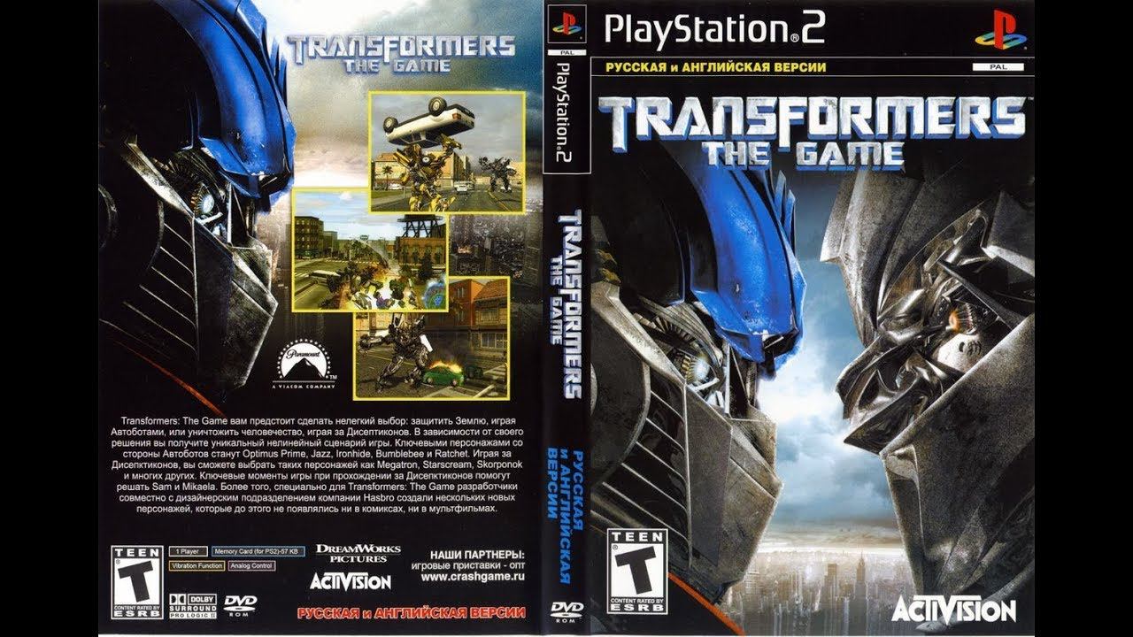 Transformers: The Game [Russian] [UNK] - Десептиконы ,with Bug's Use PCSX2 1.4.0