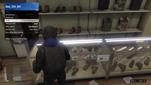 GTA 5 Online Helmet And Bandana Glitch 1.36