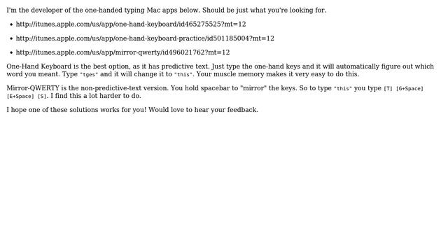 Apple: How Can I Use The Half-qwerty Keyboard Layout In OSX? (3 Solutions!!)