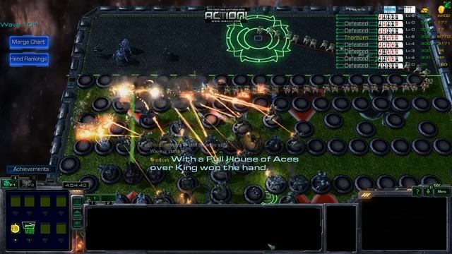 StarCraft 2 Poker Defense LvL102 We Beat The Game!