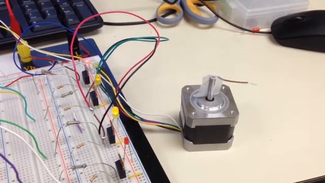 Stepper Motor With Input