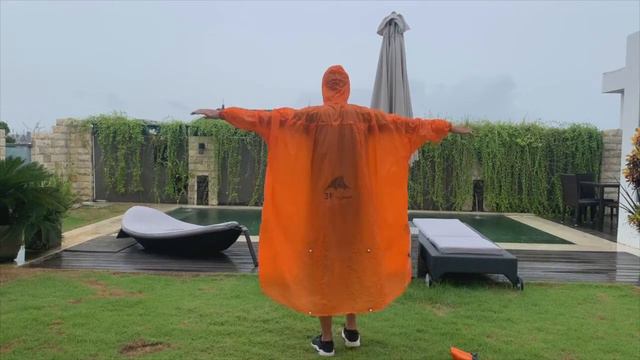 Обзор на ультралегкий дождевик для похода 3F UL GEAR Poncho 15D Silicone