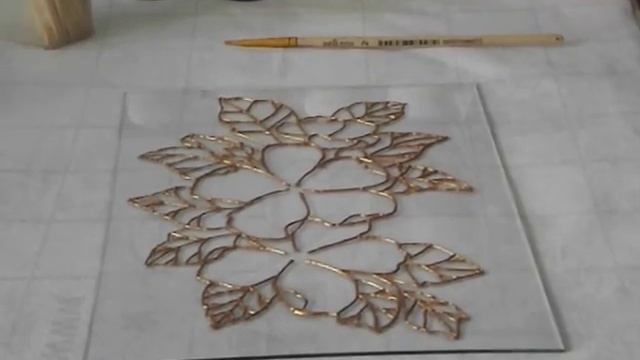 картина на стекле  