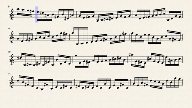 ALLEGRO IN A MINOR FOR VIOLIN - ALLEGRO VIVACE, APPASSIONATA  (DRAFT