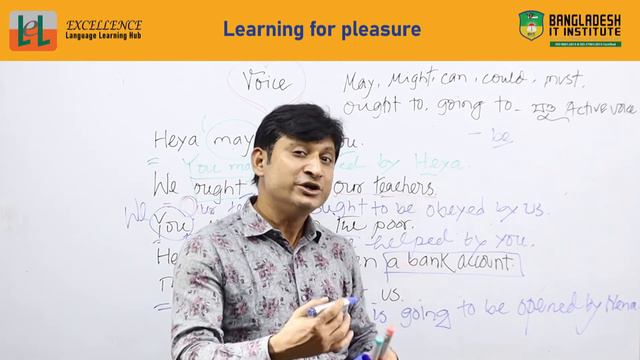 Use Of Modals In Active And Passive Voice