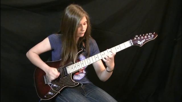 Tina S. Van Halen - Eruption Guitar Cover