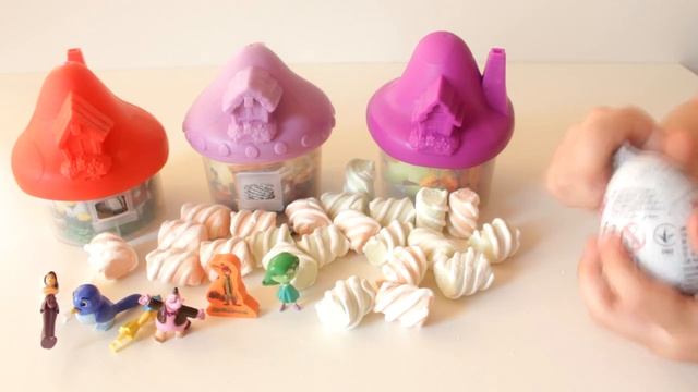 Шоколадные яйца с героями мультфильмов 