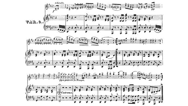 Fantaisie Et Variations Sur 'La Sonnambula' Op.23 By Karol Józef Lipiński (with Score)