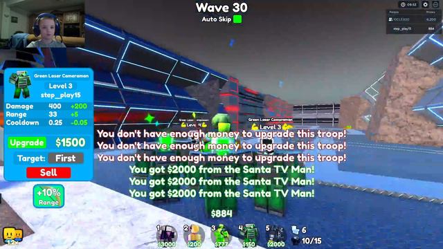 Играю в Toilet Tower Defense