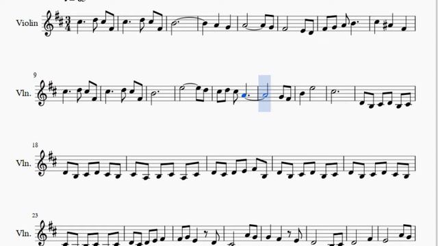 Violin Sheet Music: How To Play Lost Memory (xxxHolic) By SENS