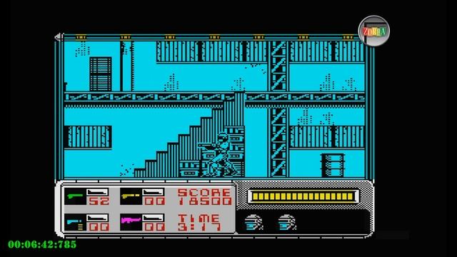 Прохождение игры Robocop 1988 ZX Spectrum