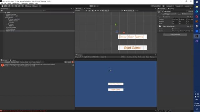 Створи свою 3D гру в Unity. Заняття 12.Збереження даних при виході із гри та налаштування камери