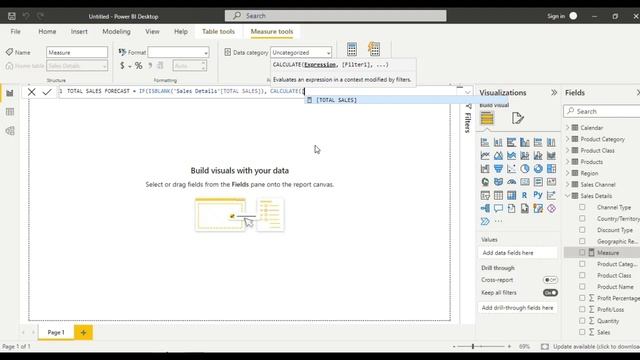 Data Forecasting Using DAX Functions