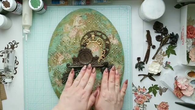 Stap-by-stap Tutorial Mixed Canvas Fo Happy Craft\ создание миксмедийного холста