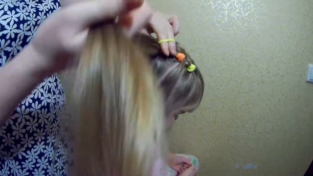 Детская прическа Колосок с хвостомЛегкие прически как у Vania Mania Kids