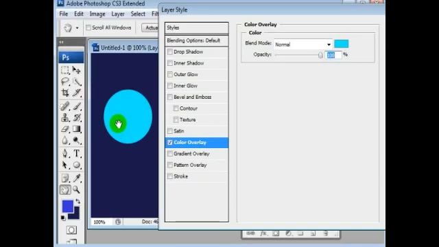 Using Color Overlay In Photoshop Layers