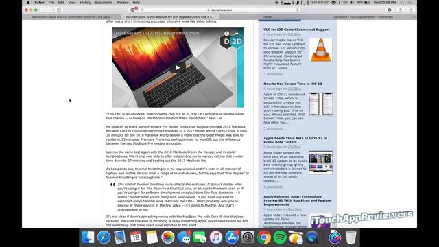 2018 MacBook Pro THROTTLING? I9 2.9GHz 15
