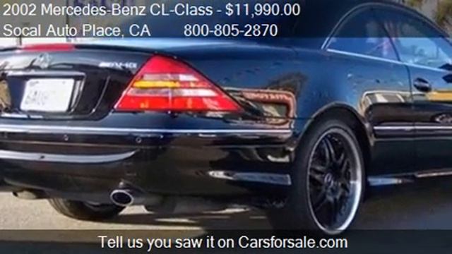 2002 Mercedes-Benz CL-Class CL55 AMG For Sale In Stanton, CA