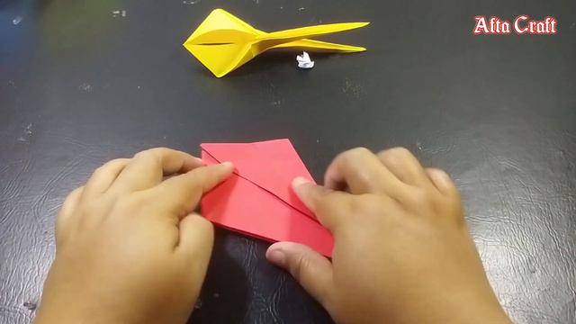 How To Make Origami Paper Pincers/ Paper Pliers - Afta Craft