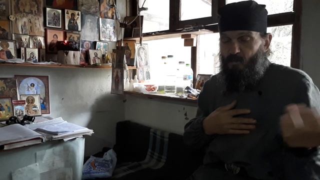 Афон. Греция. Монах-отшельник Георгий. 30 сентября 2017 год 143703
