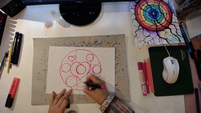 Мандала любви. Нейрографика с Ангелами.