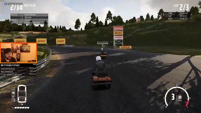 Wreckfest Crazy Race! Mowers Vs  2 Harvesters And 1 Mudigger