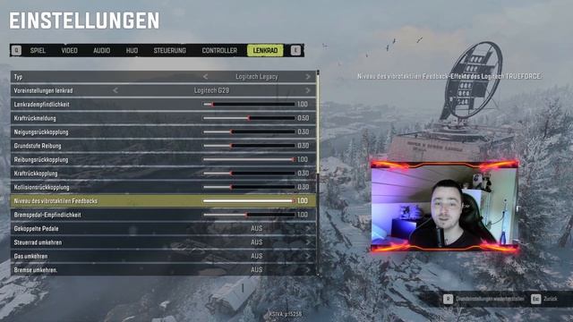 SnowRunner Setup Für Thrustmaster Ferrari Racing Wheel