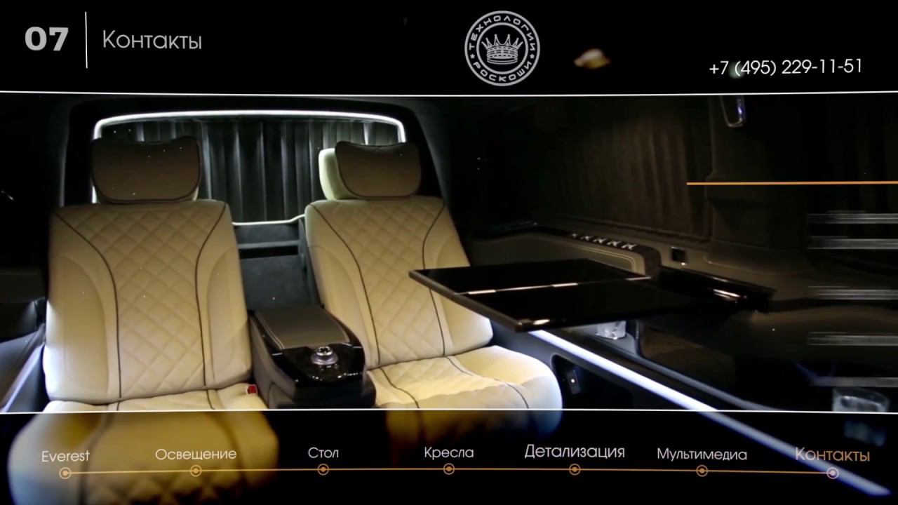 Mercedes Benz V Class и его салон